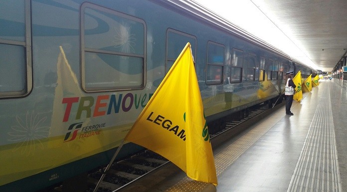 E’ partito il treno verde 2016 di Legambiente e Ferrovie dello Stato: 11 tappe per informare sui cambiamenti climatici e gli impegni di Parigi