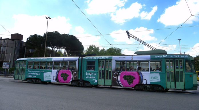 A Roma la Lituania e’ sul Tram